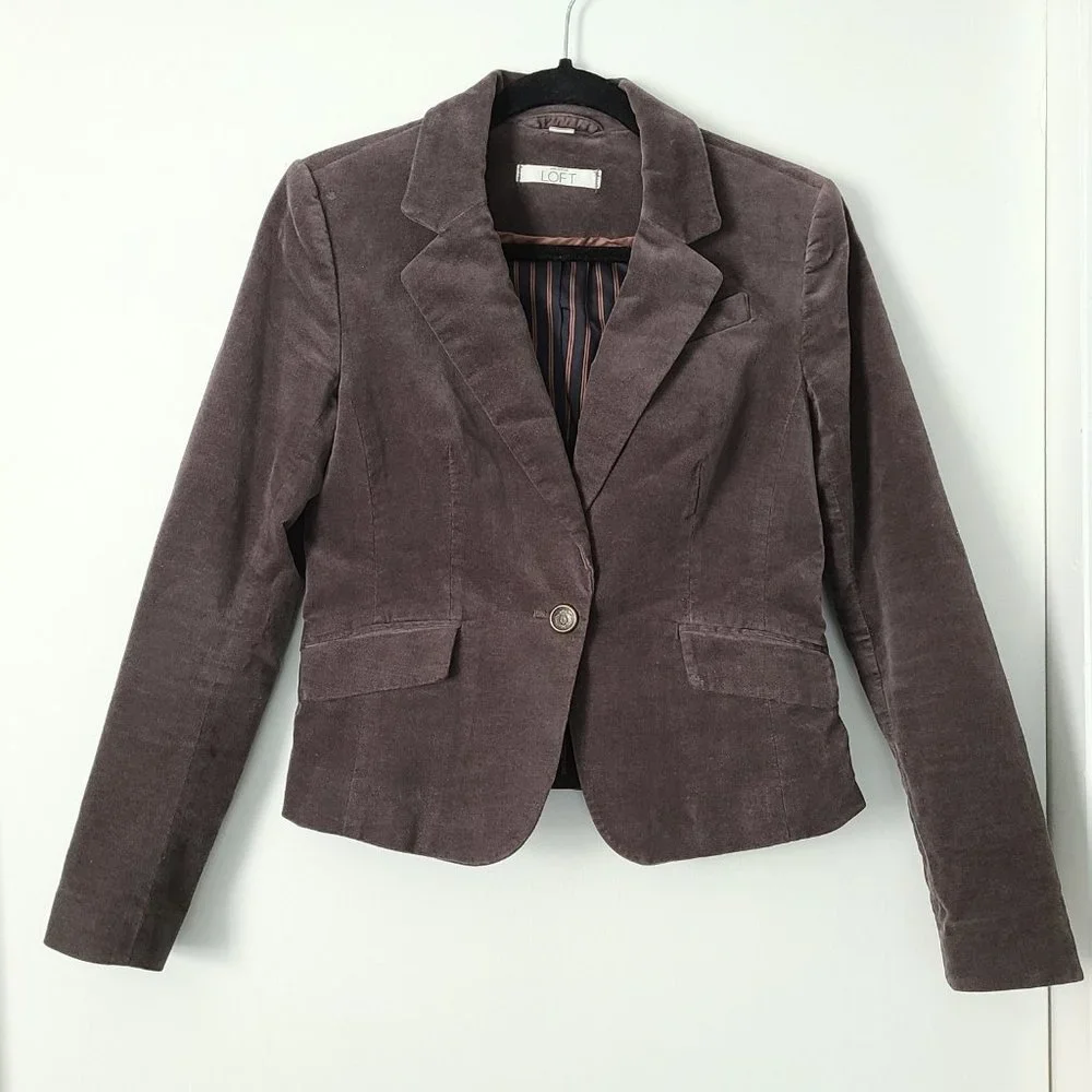 Velvet blazer - Picture 1 of 6